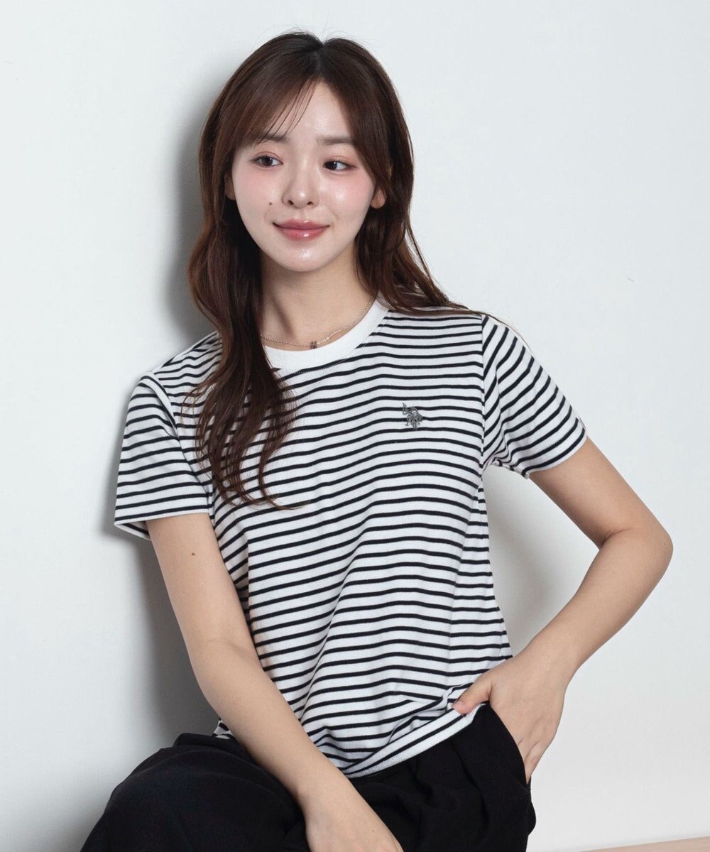 WEGO 【SMLサイズ展開】U.S. POLO ASSN.別注コンパクトTシャツ 