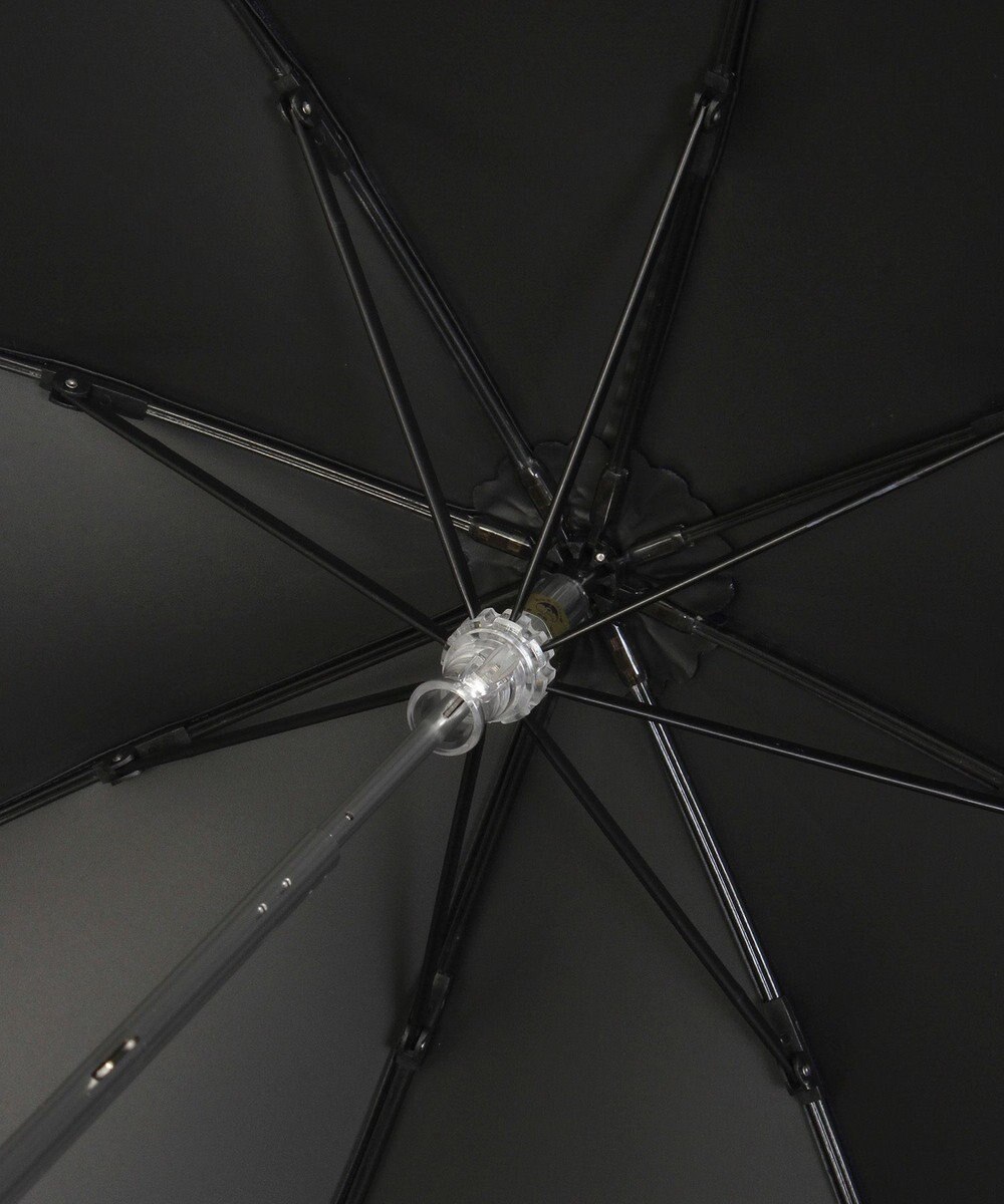 MOONBAT 【WEB限定/遮光率100%/遮熱/UV】POLO RALPH LAUREN（ポロ ラルフローレン）晴雨兼用日傘 ワンポイント ポロベア刺繍 フリル 折りたたみ傘 長折タイプ 