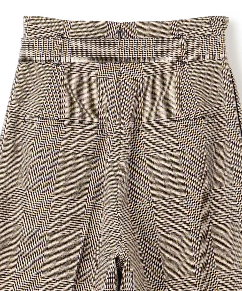 uncrave グレンチェック ワイドパンツ 