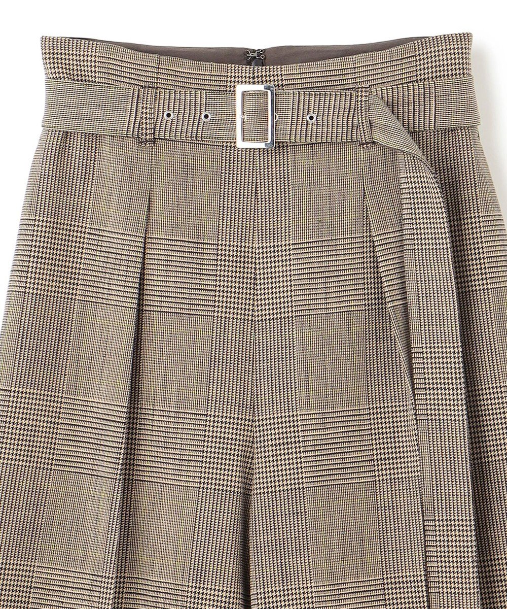 uncrave グレンチェック ワイドパンツ 