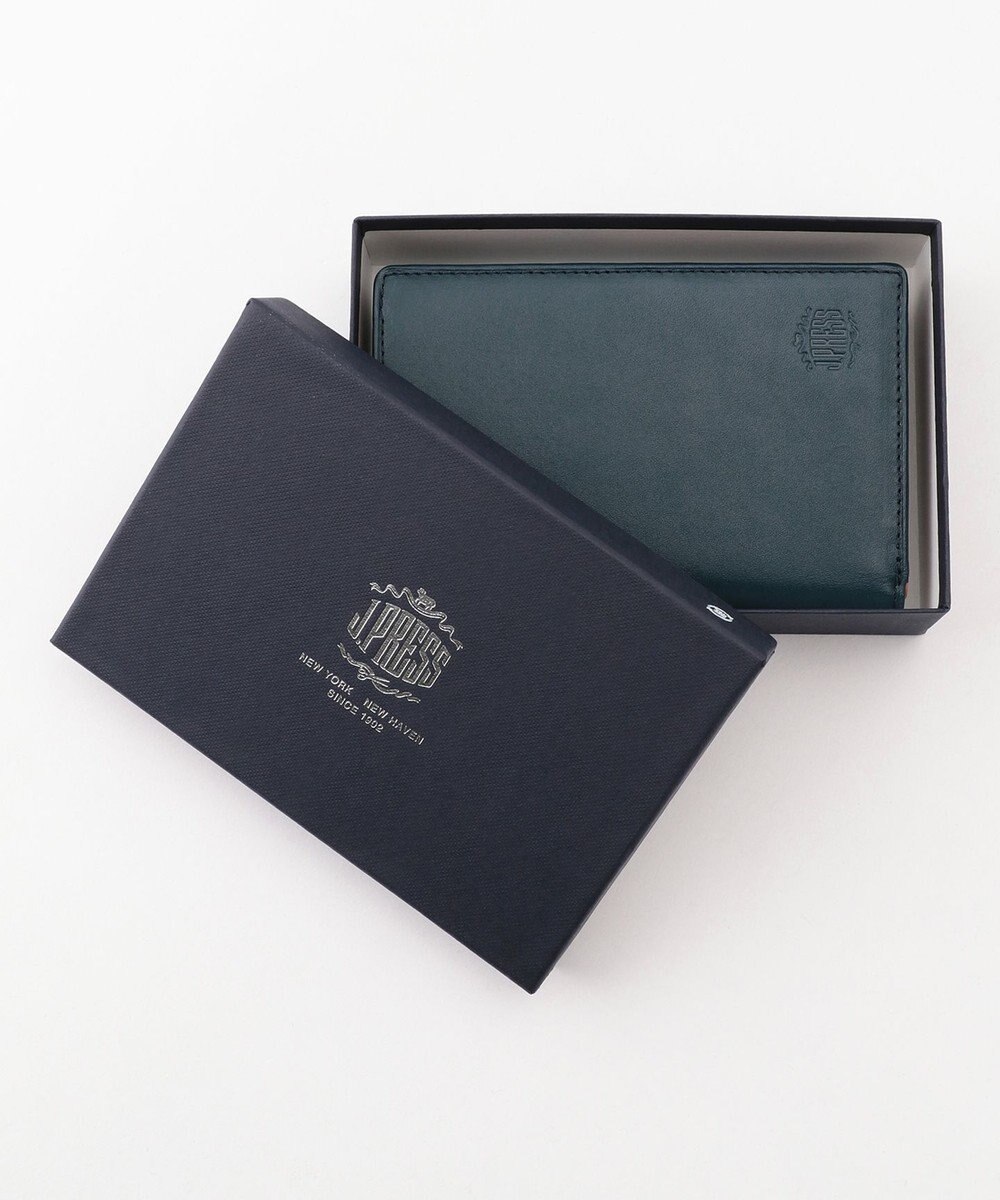 J.PRESS MEN 【MORPHO×J.PRESS】スムースヌメ 二つ折りミドルウォレット 