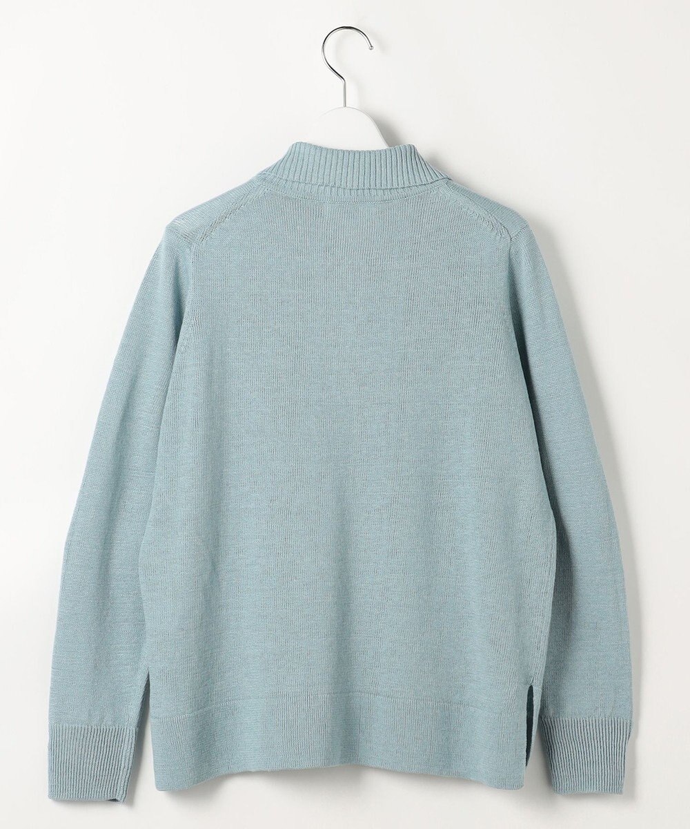 J.PRESS LADIES リネンコットンコード ポロ ニット 