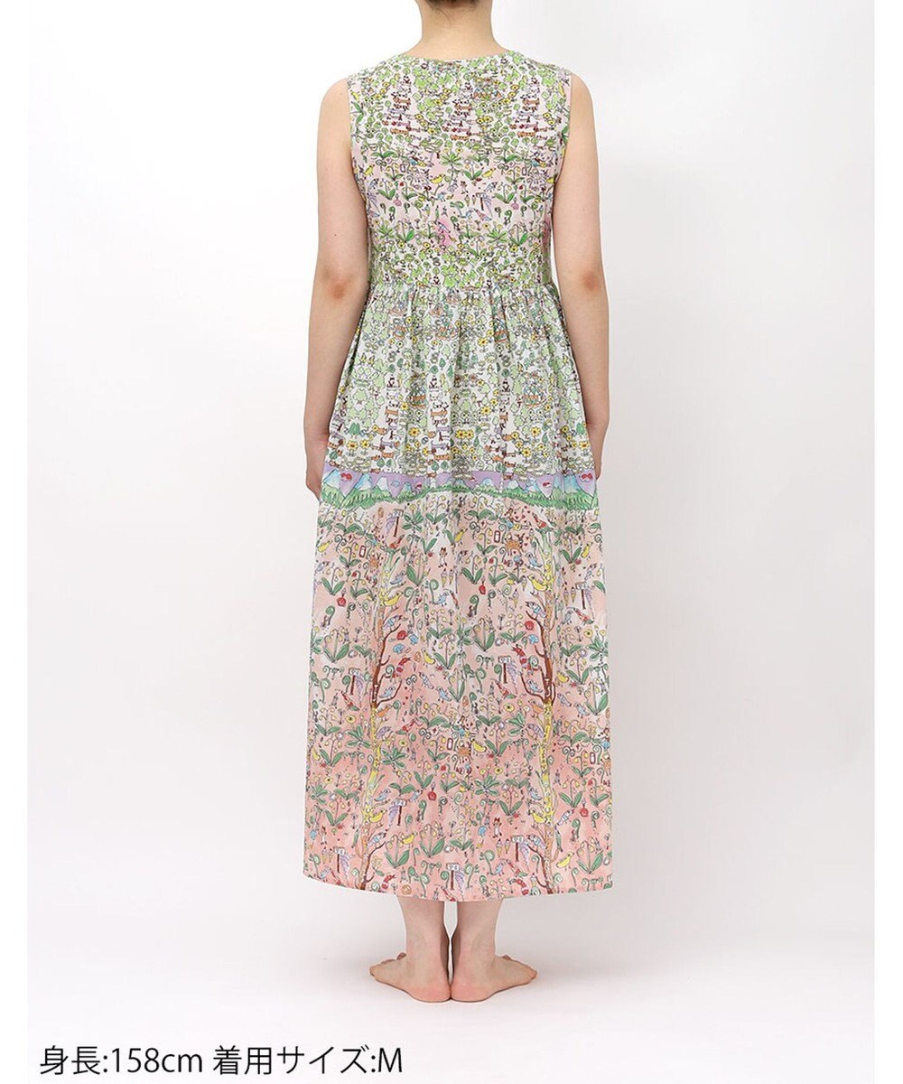 tsumori chisato SLEEP ツモリチサト ワンピース 綿100%(スカート） パッド入り ノースリーブ ロング丈 レディース UNT114 /ワコール 