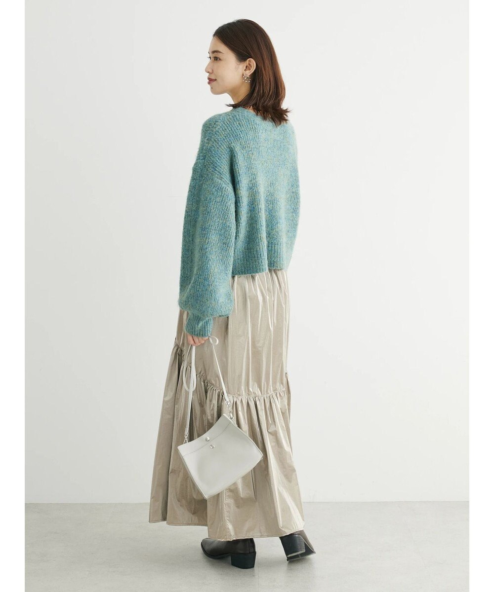 Green Parks ・ＥＬＥＮＣＡＲＥ　ＤＵＥ　ミックスシャギーニット 