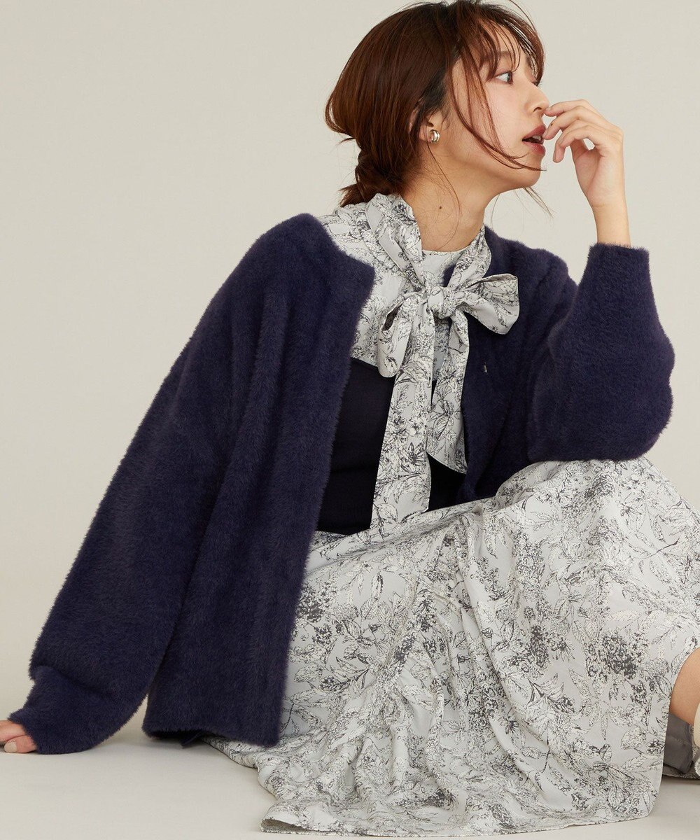 Feroux 【古畑星夏さん着用】フェザーニット アウター 