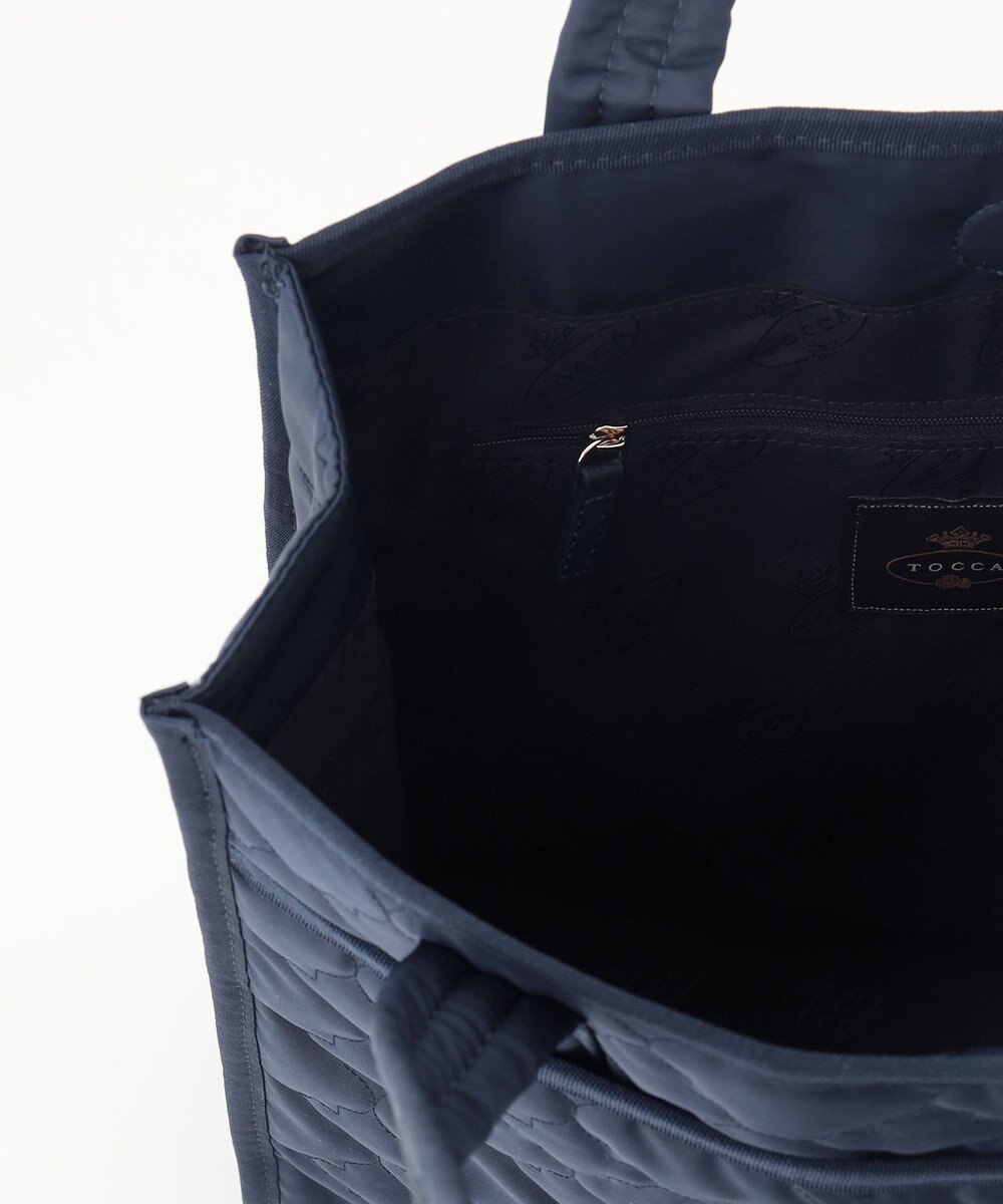 TOCCA 【A４サイズ・撥水】CHECKER CLOVER QUILT TOTE トートバッグ 