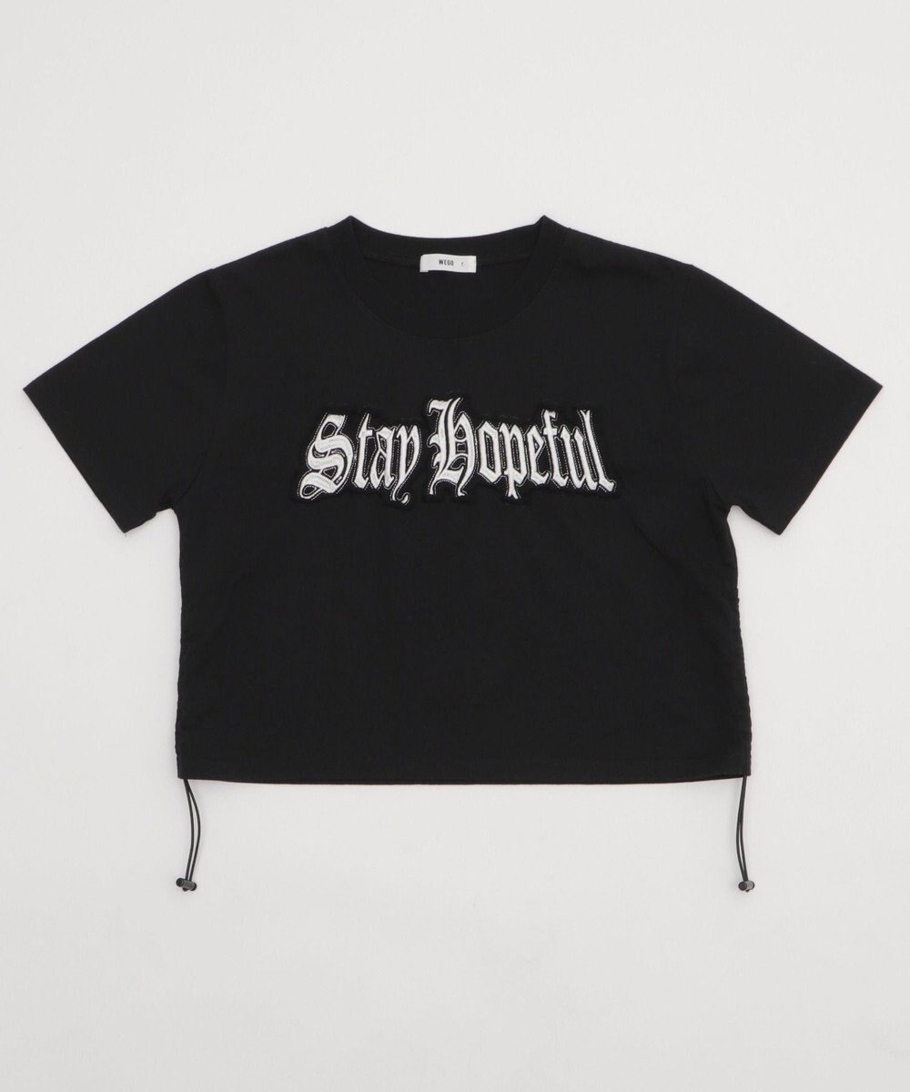 WEGO グラフィックサイドドロストショートT 