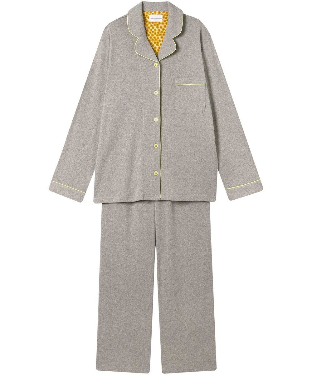 une nana cool 【綿100%】やわらか杢フライスパジャマ MADE WITH LIBERTY FABRIC 