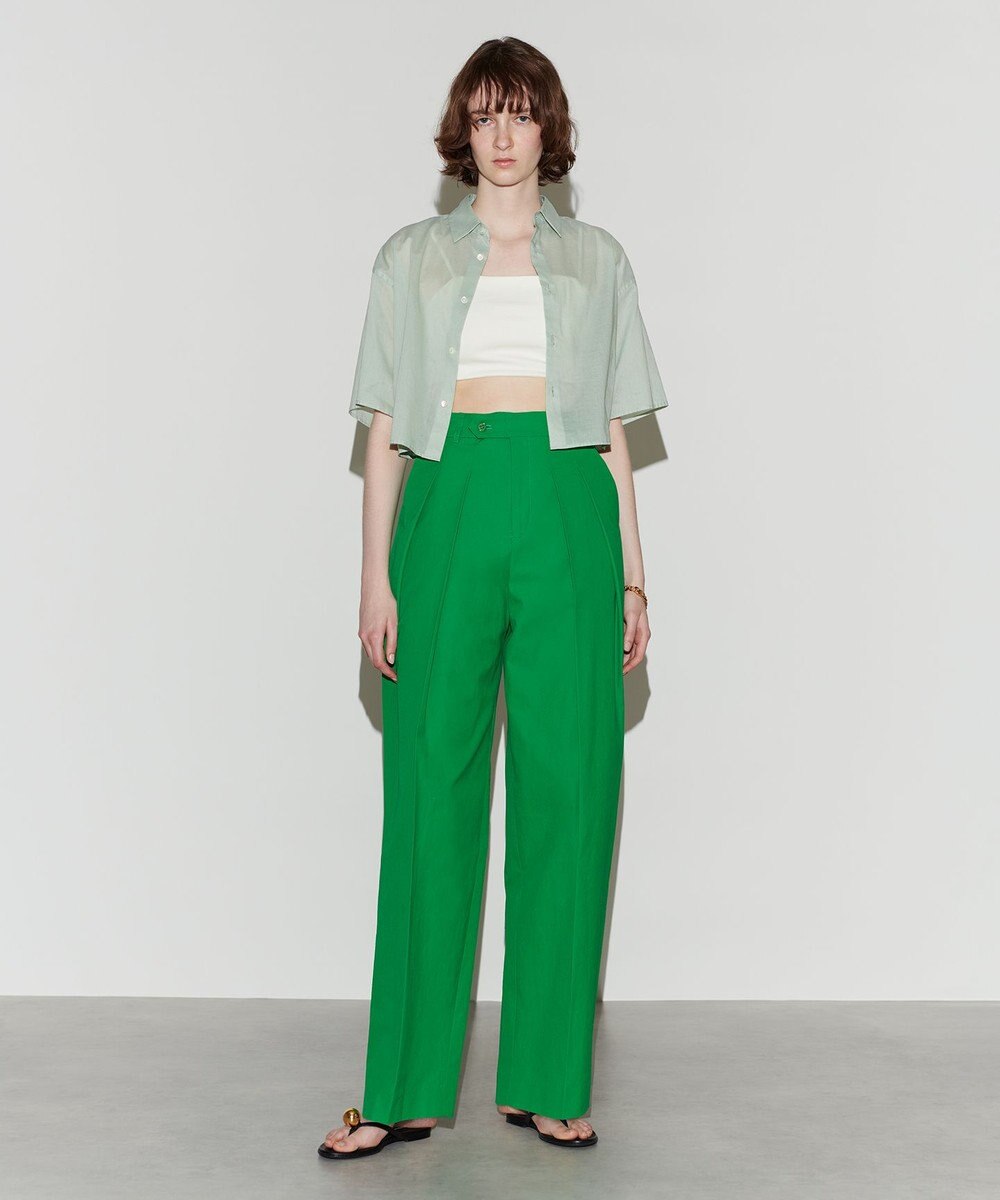 NAVE 【Nave】ライトキャンバス タックパンツ 