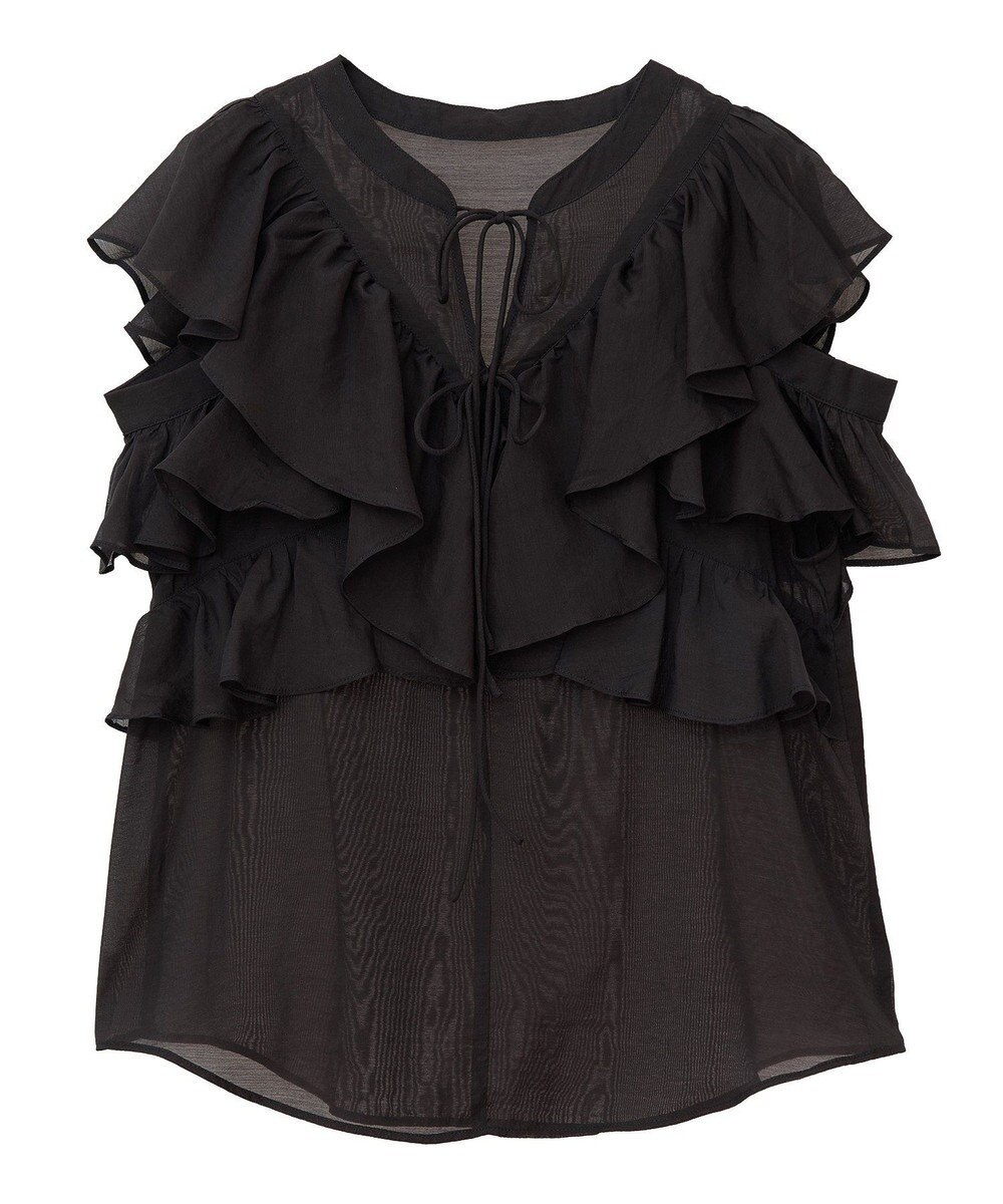 earth music&ecology ２ＷＡＹフリルブラウス 