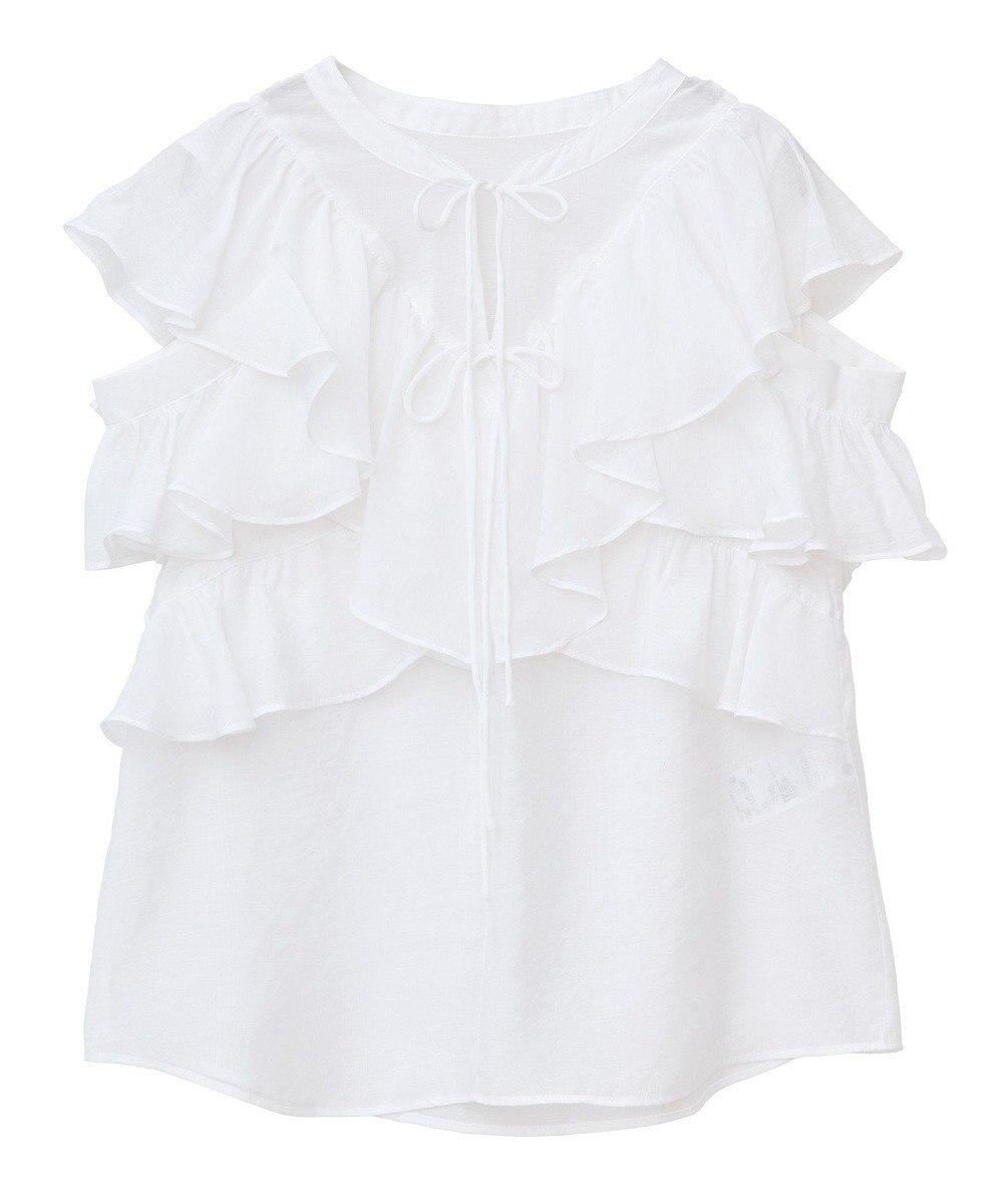 earth music&ecology ２ＷＡＹフリルブラウス 