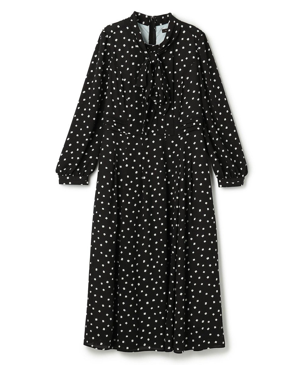 TOCCA 【八木アリサさん着用】【消臭】PROMISE RIBBON ROSETTE ドット柄ドレス 