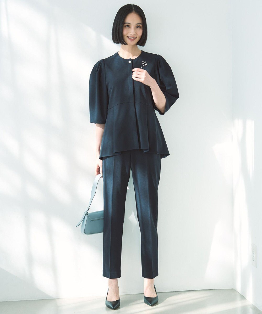 UNFILO 【WEB限定】BEAUTY MOVE センタープレス テーパードパンツ 