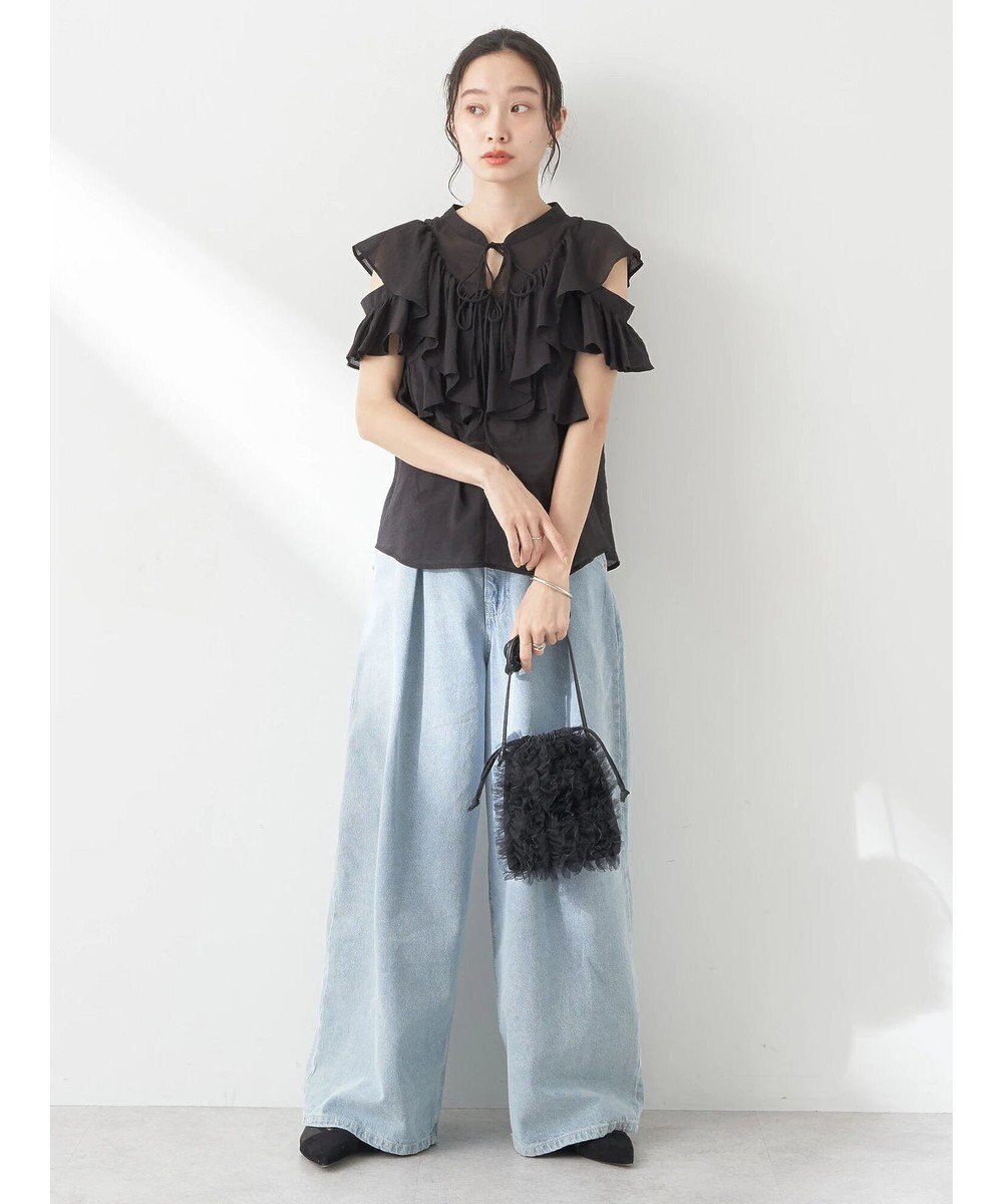 earth music&ecology ２ＷＡＹフリルブラウス 