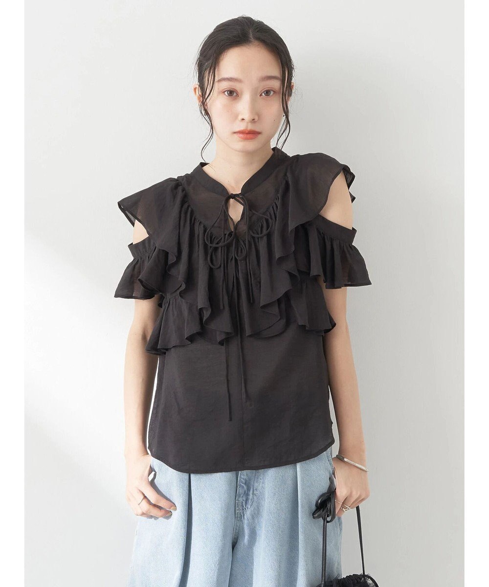 earth music&ecology ２ＷＡＹフリルブラウス 