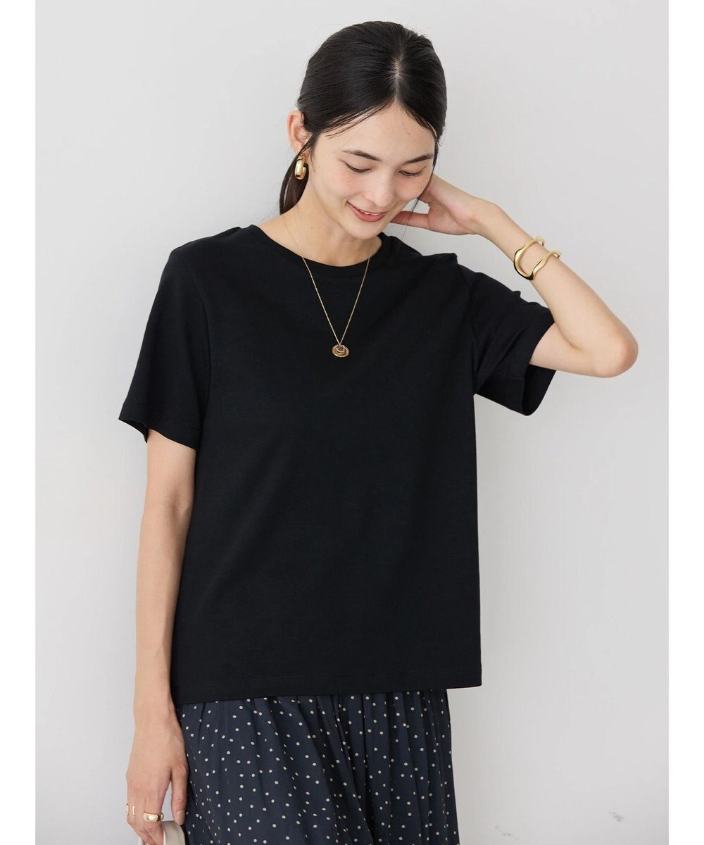 AMERICAN HOLIC キレイＣＯＴＴＯＮクルーネックカットプルオーバー 