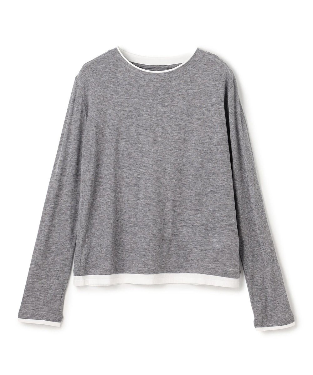 UNFILO L ソフトウール フェイクレイヤード ロンT 