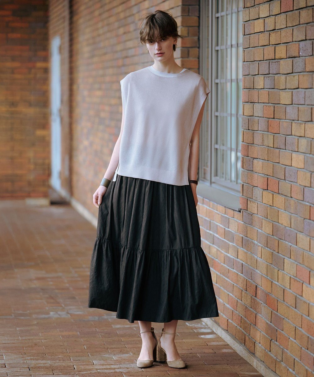 J.PRESS LADIES 【WEB限定カラーあり・洗える】FINE SLEEVELESS ニット タンクトップ 