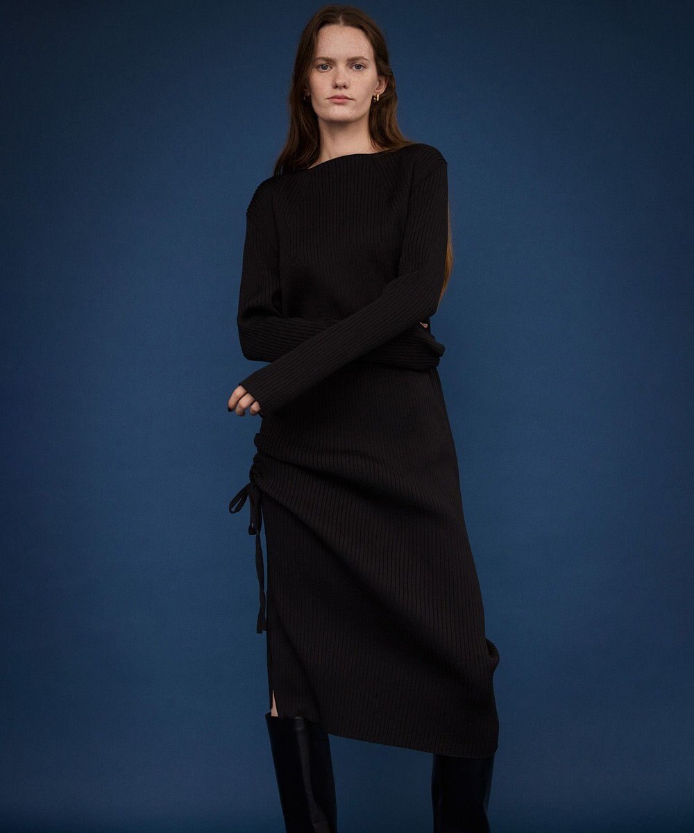 NAVE 【ReNAVE・洗える】スポンディッシュワイドリブワンピース 