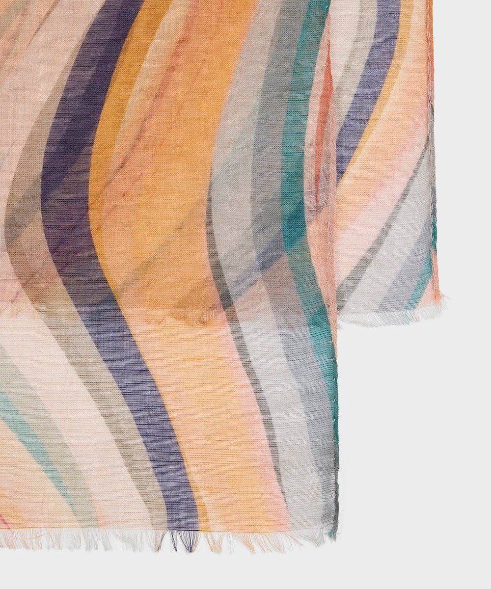 Paul Smith リネンブレンド Swirl スカーフ 