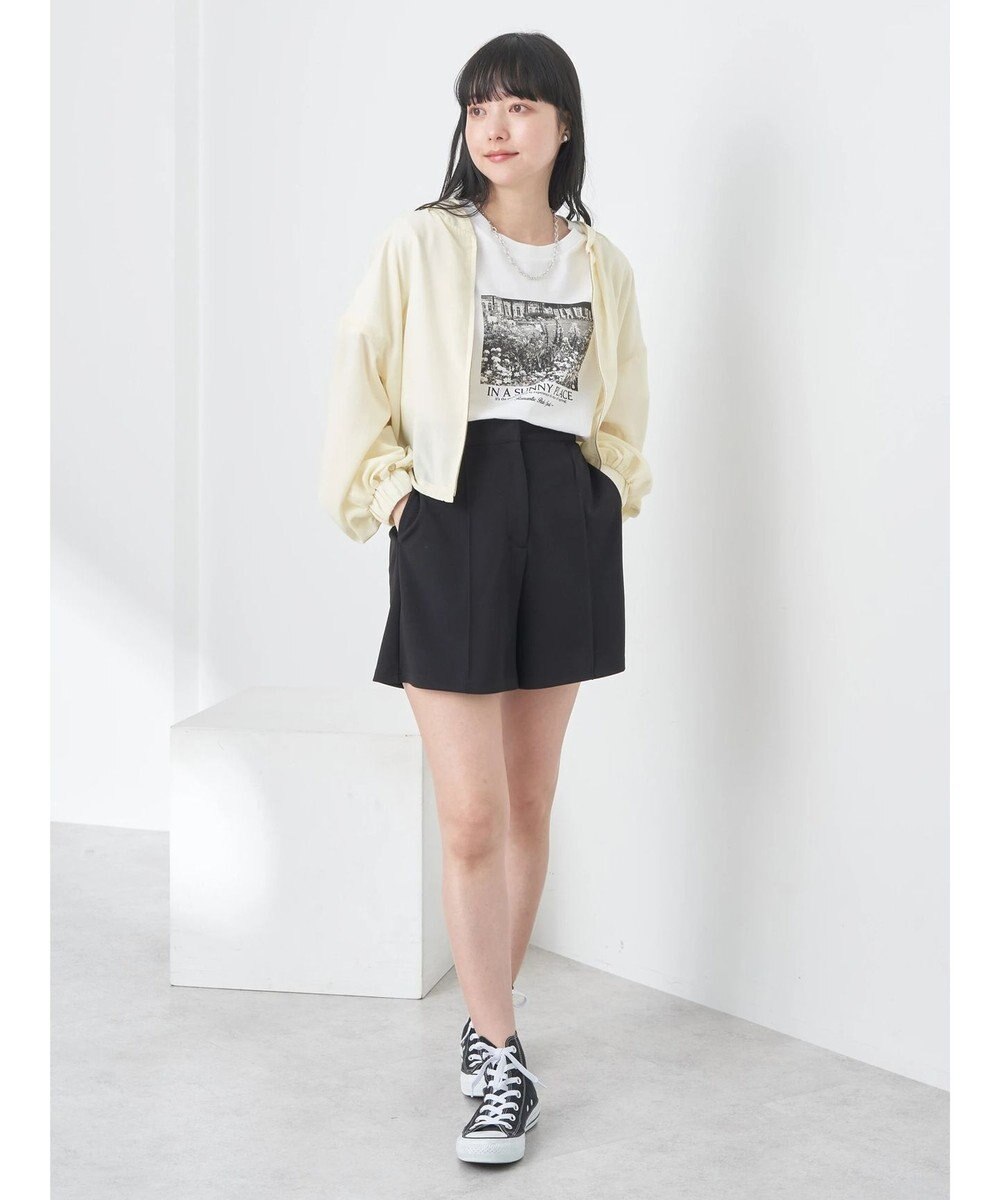 earth music&ecology シアーフードブルゾン 