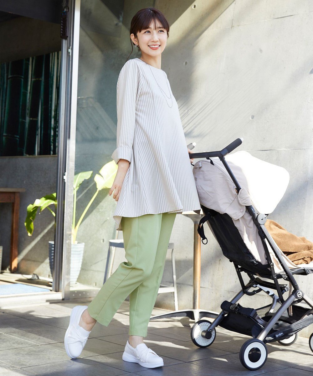 Tiaclasse 【安田美沙子さん着用】キャンバスリボンスリッポン 