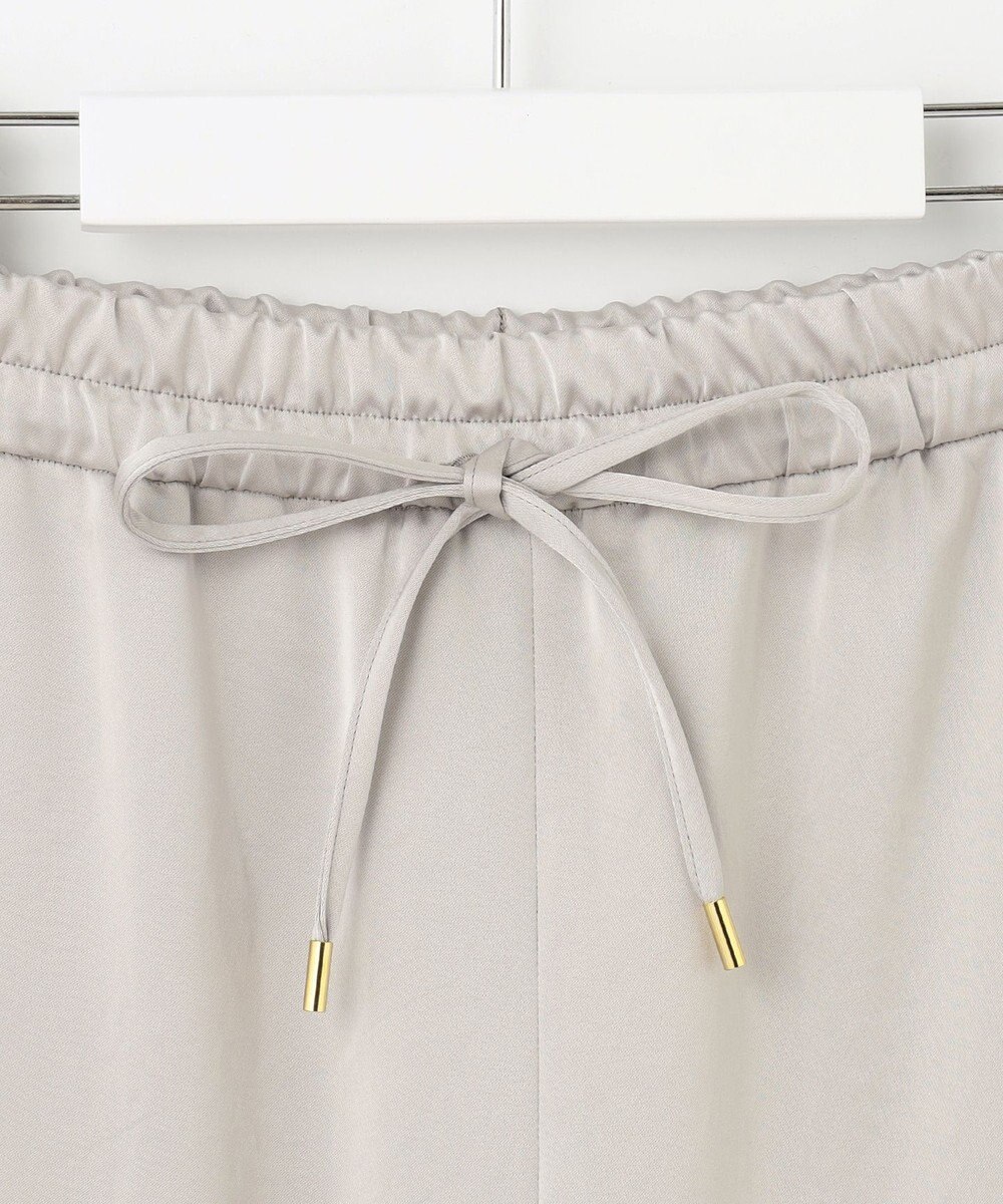 自由区 【洗える】ヘビーサテン イージーパンツ 