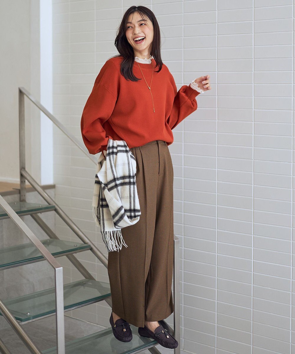 ANY 【LEE掲載/6サイズ展開/裏起毛/ウエストゴム】ウォームワイドパンツ 