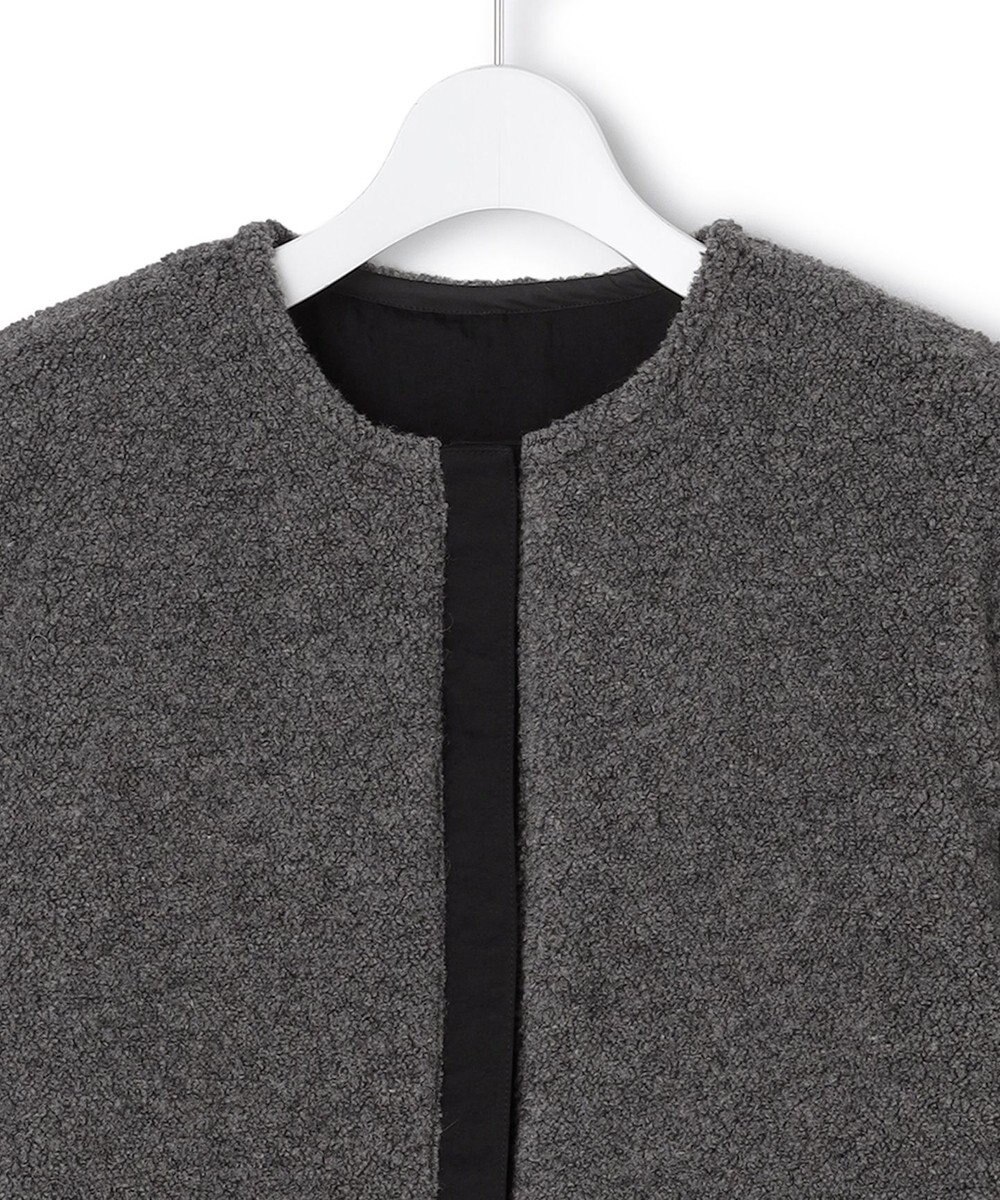 ICB L 【リバーシブル着用可能】 リバーシブルキルト ミドル丈コート 