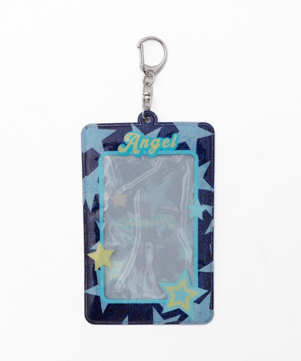 WEGO 【痛バ＆推し活グッズ】デニムグラフィックカードホルダーキーホルダー 