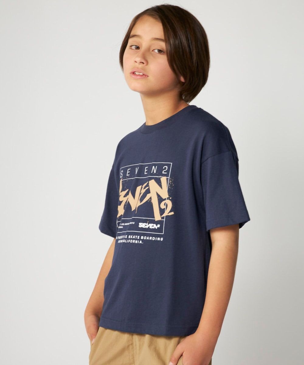 OP／FILA 【SEVEN2】ストリ－トデザインロゴTシャツ 