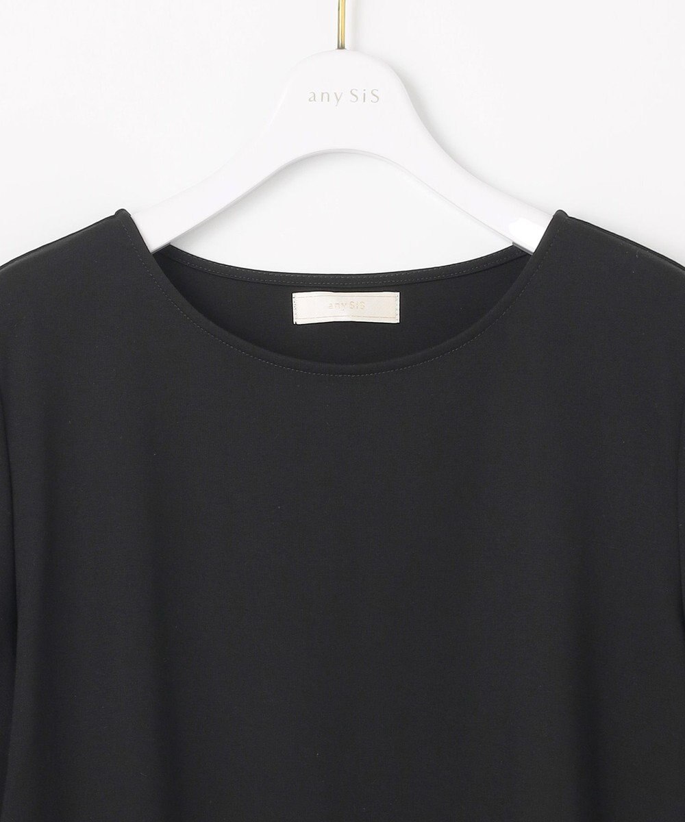 ANY SIS 【洗える】シアーコンビ プルオーバー 