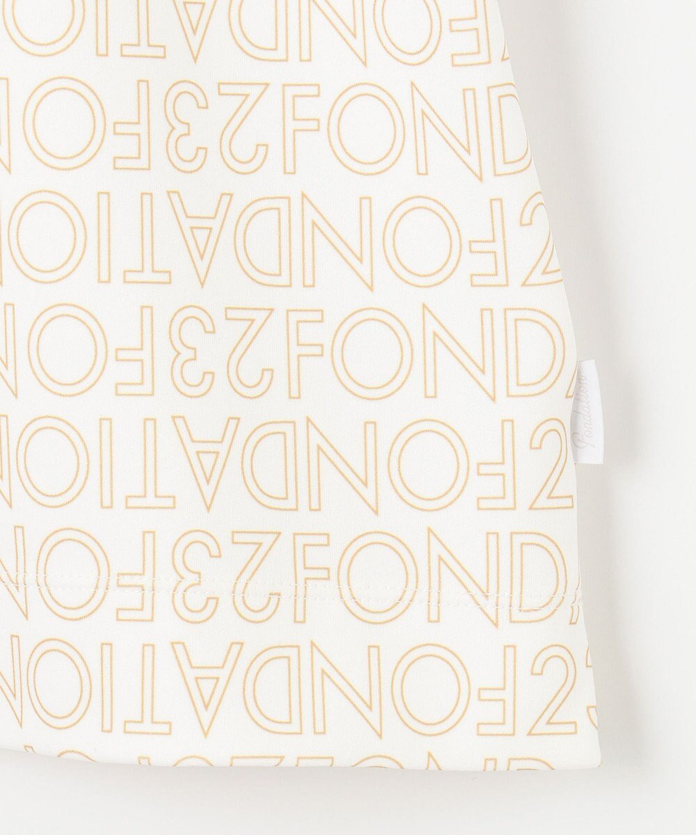 23区GOLF 【WOMEN】【23Fondation/WEB&一部店舗限定】ロゴ総柄 モックネックシャツ 