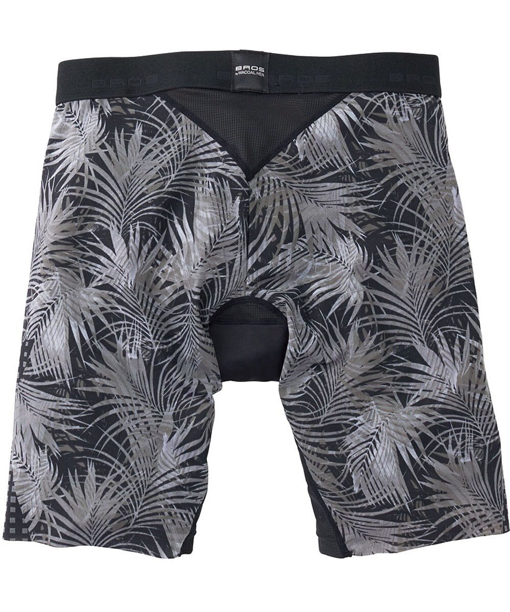 WACOAL MEN ボクサーパンツ【CROSSWALKER】はいて歩いてカロリー消費アップをめざそう！ムレ軽減設計 前開き スパッツ ロング丈 GX6007 /ブロス バイ ワコールメン 