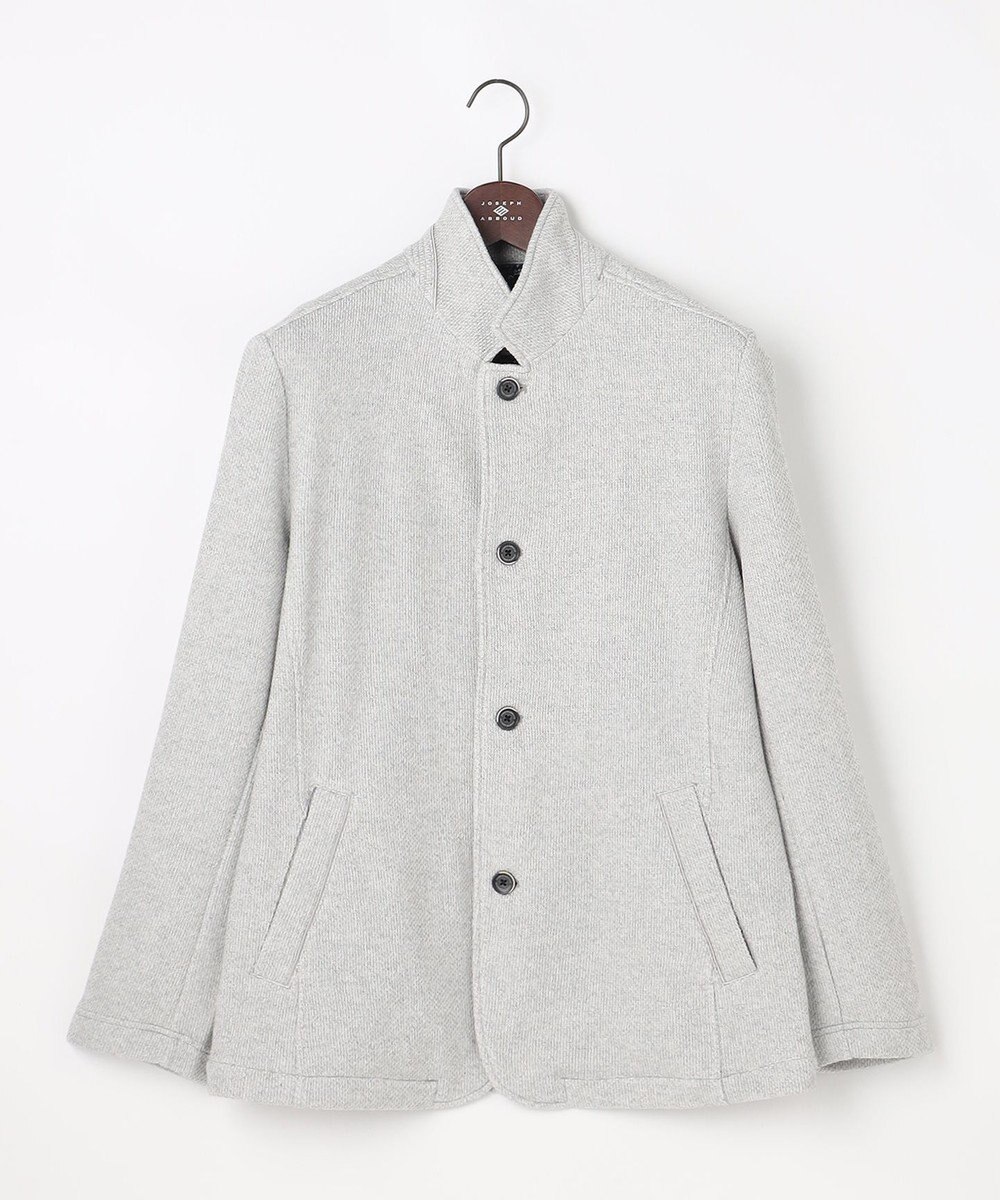 JOSEPH ABBOUD 【ストレッチ/カーディガンジャケット】コットンメランジジャージー ジャケット 