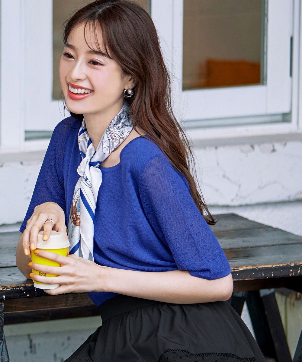 Tiaclasse 捻じりフープパール付きピアス 