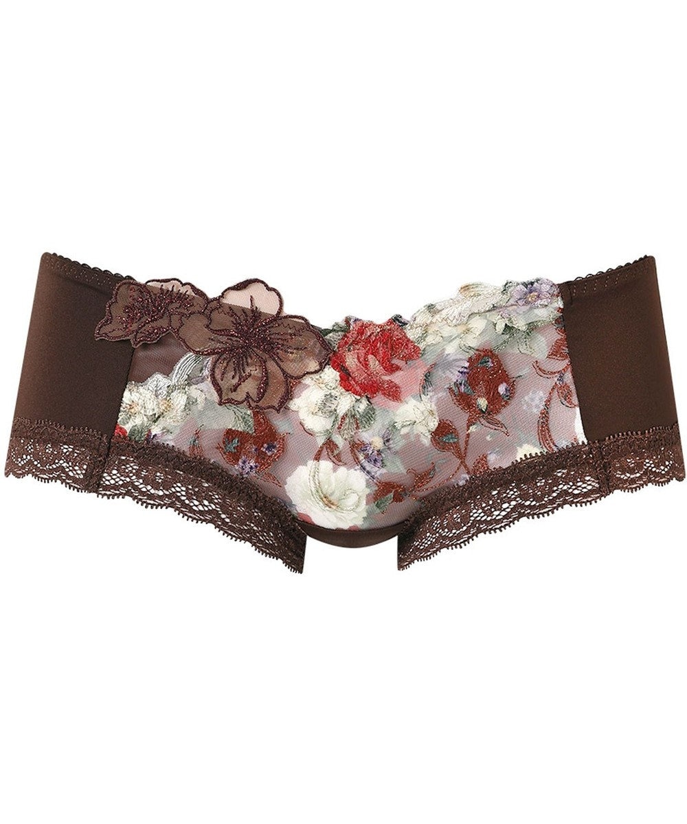 WACOAL ボーイレングス ショーツ 【リボンブラ 胸もとフィットながもち】 BXB490とペア はきこみ丈あさめ やわらかく伸びる(バック) レディース PXB690 /ワコール 