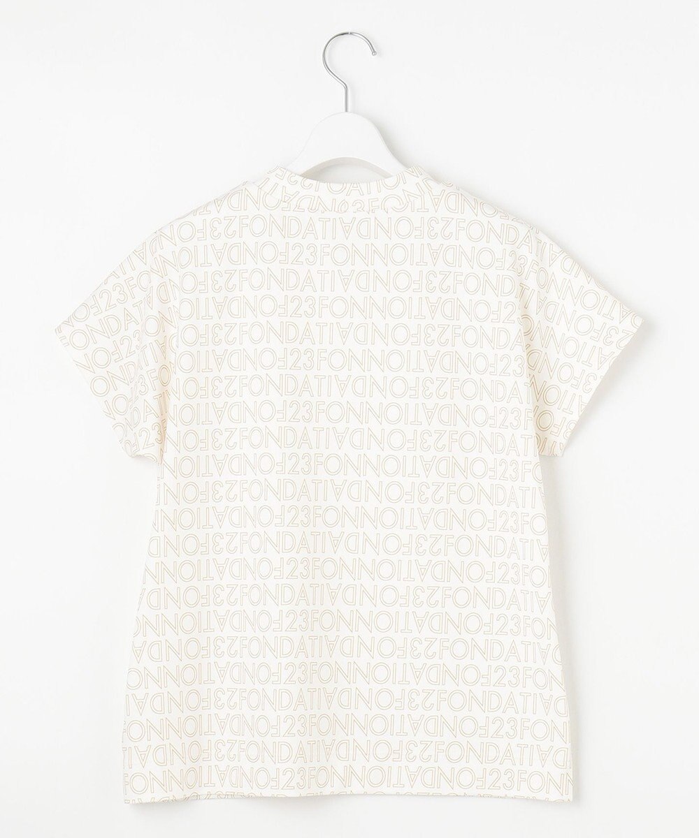 23区GOLF 【WOMEN】【23Fondation/WEB&一部店舗限定】ロゴ総柄 モックネックシャツ 