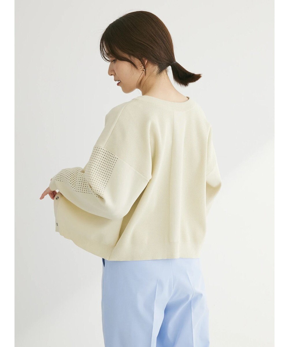 Green Parks ・ｆｕｒｒｙ　ｒａｔｅ　２ｗａｙかる~いニットカーデ 