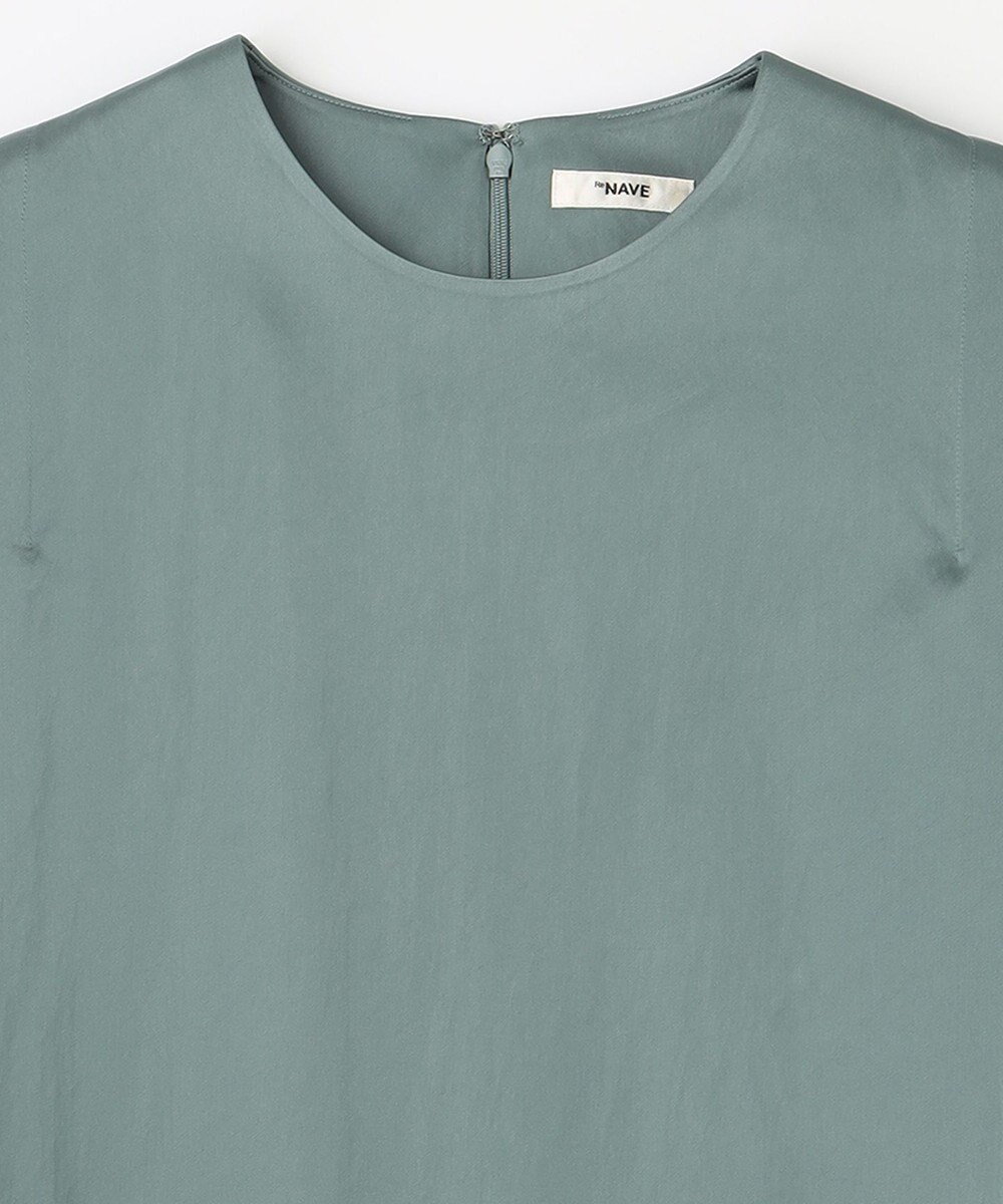 NAVE 【ReNAVE　洗える】グロスサテン ドレス 