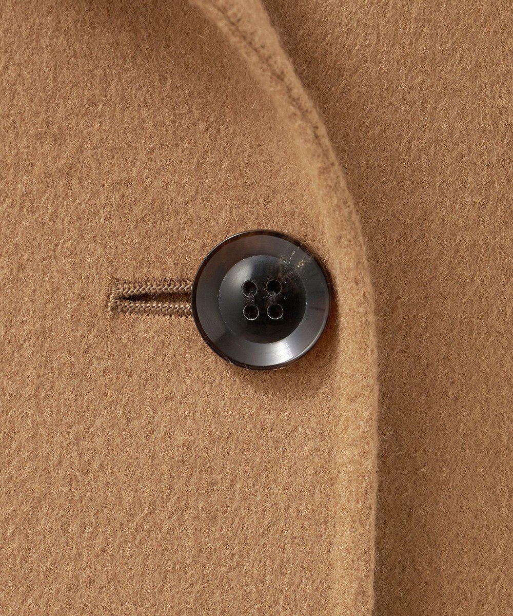 23区 S 【エステータ】ウールリバー ケープ付き コート 