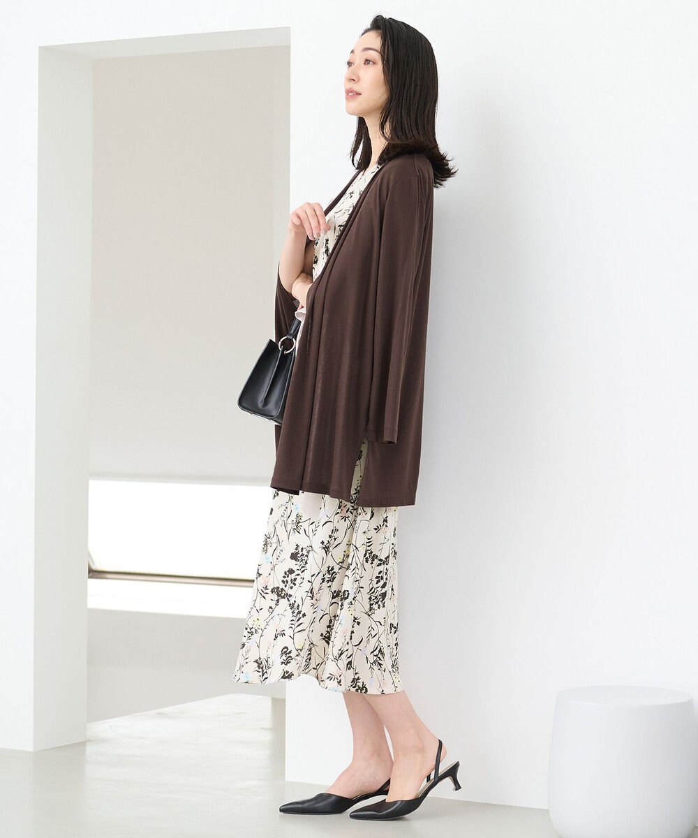 自由区 【好評につき新色追加・接触冷感・UVカット・洗える・XSサイズあり】ハンディカーディガン ロング丈 