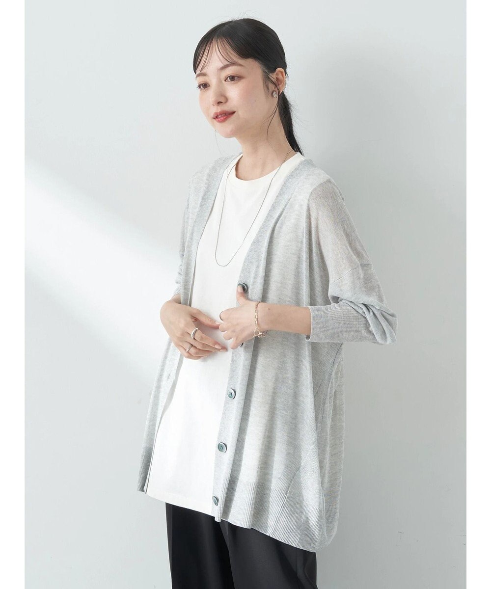 earth music&ecology シアーＢＩＧカーディガン 