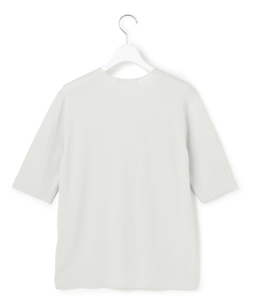 ICB L 【先行予約・WEB限定カラーあり】 シンセティックハイゲージ 半袖Vネックニット 