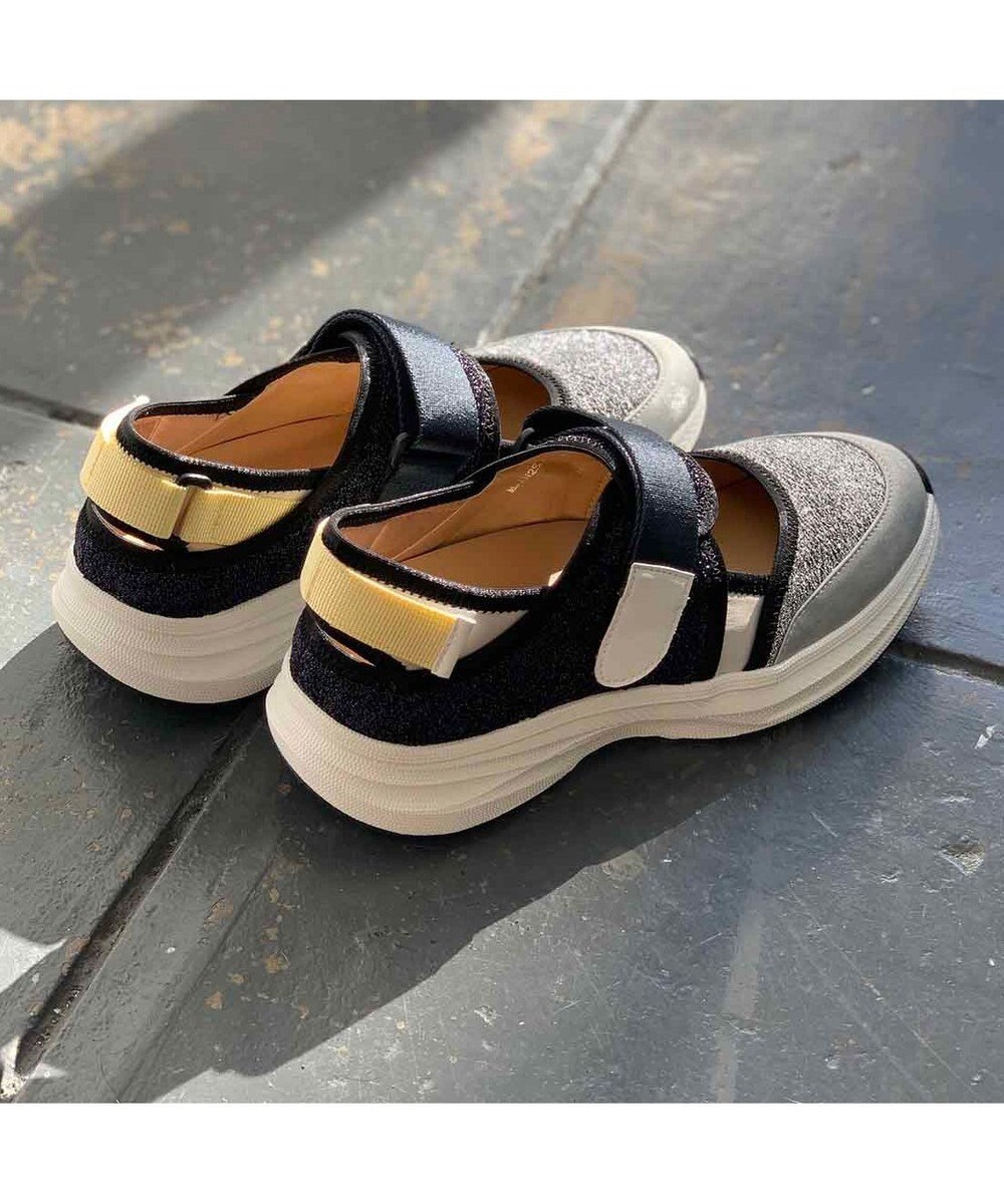 MODE ET JACOMO <MODE ET JACOMO>【軽量】厚底ベルテッドスニーカー 