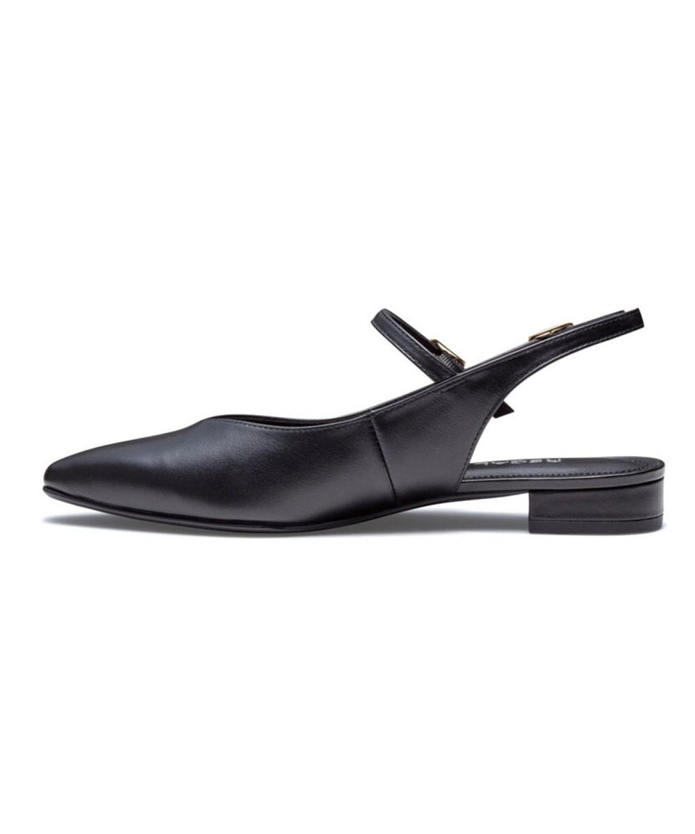 REGAL FOOT COMMUNITY 【リーガルレディース】F29R ストラップバックベルトパンプス フラットシューズ 