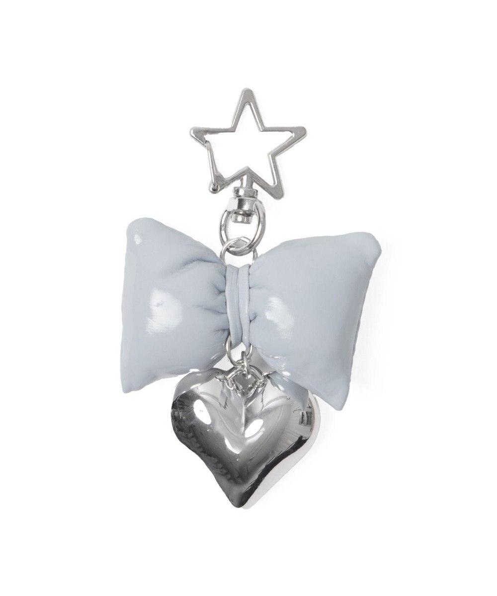 WEGO クッションリボンハートキーホルダー 