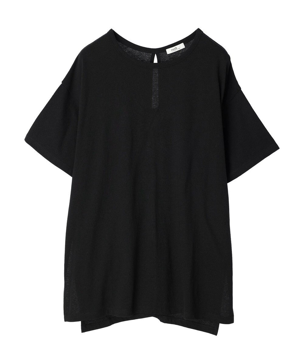 earth music&ecology バックスリットねじりチュニックＴ 
