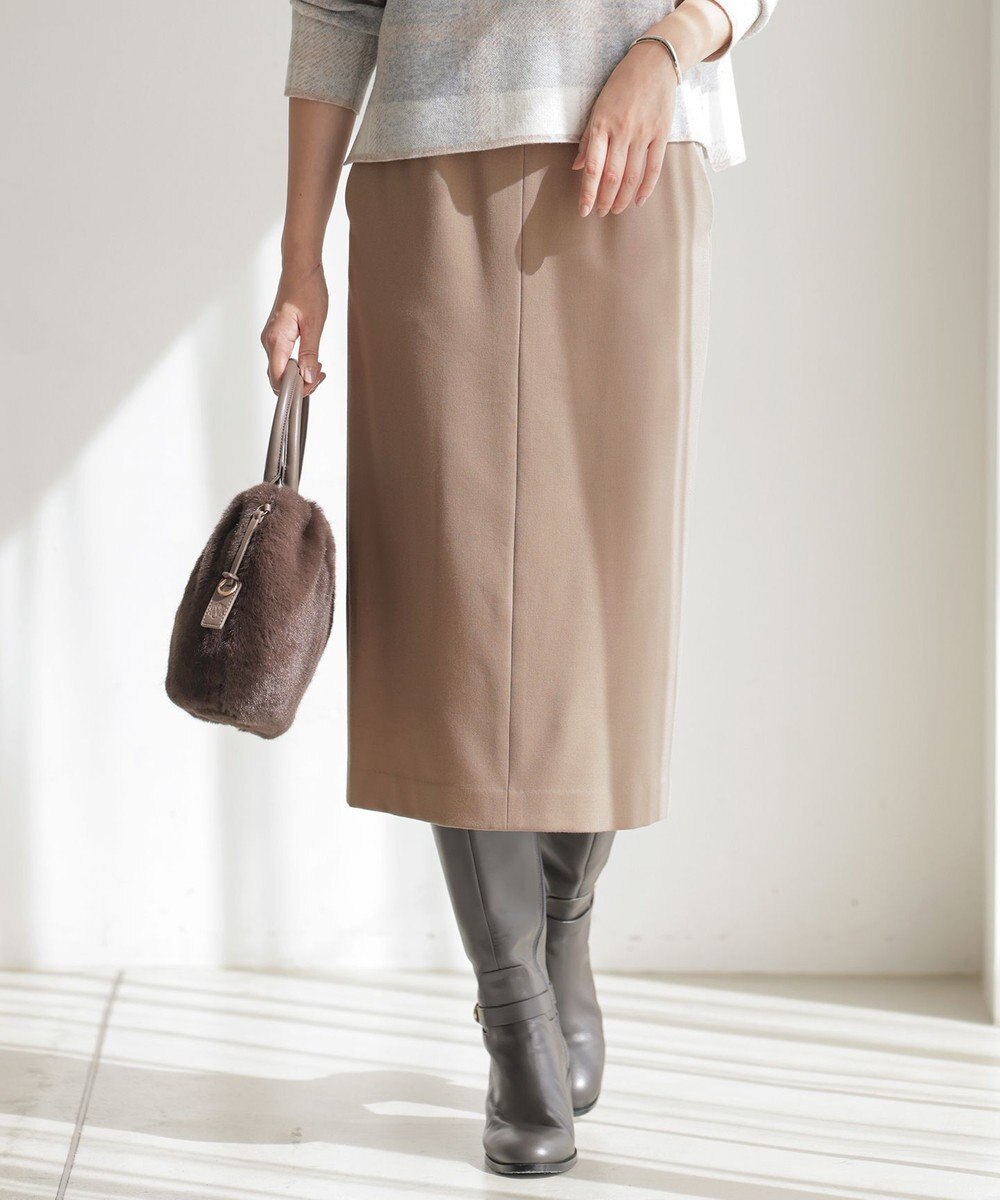 J.PRESS LADIES L SOFTサーモ2way ナロースカート 