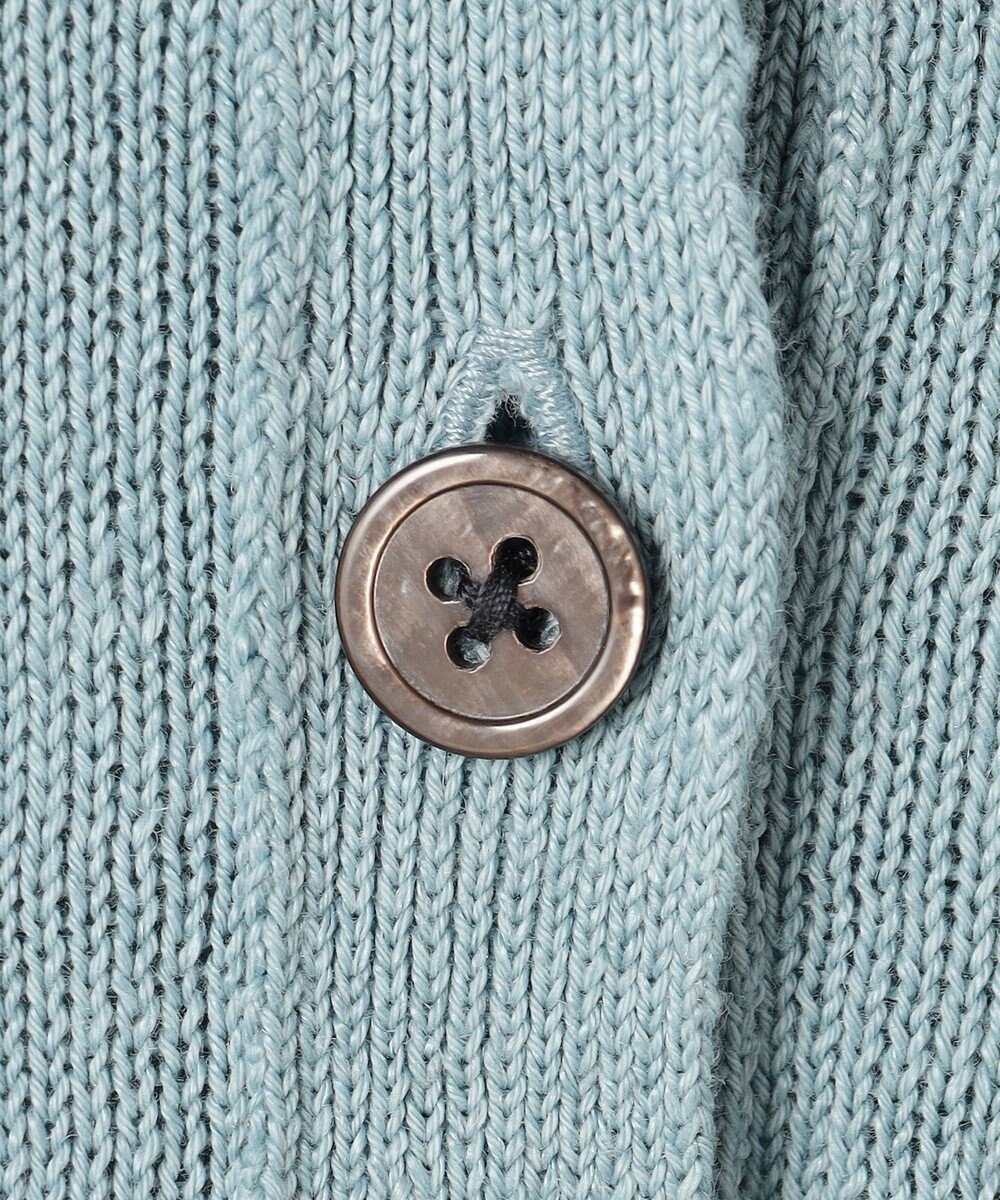 J.PRESS LADIES リネンコットンコード ポロ ニット 